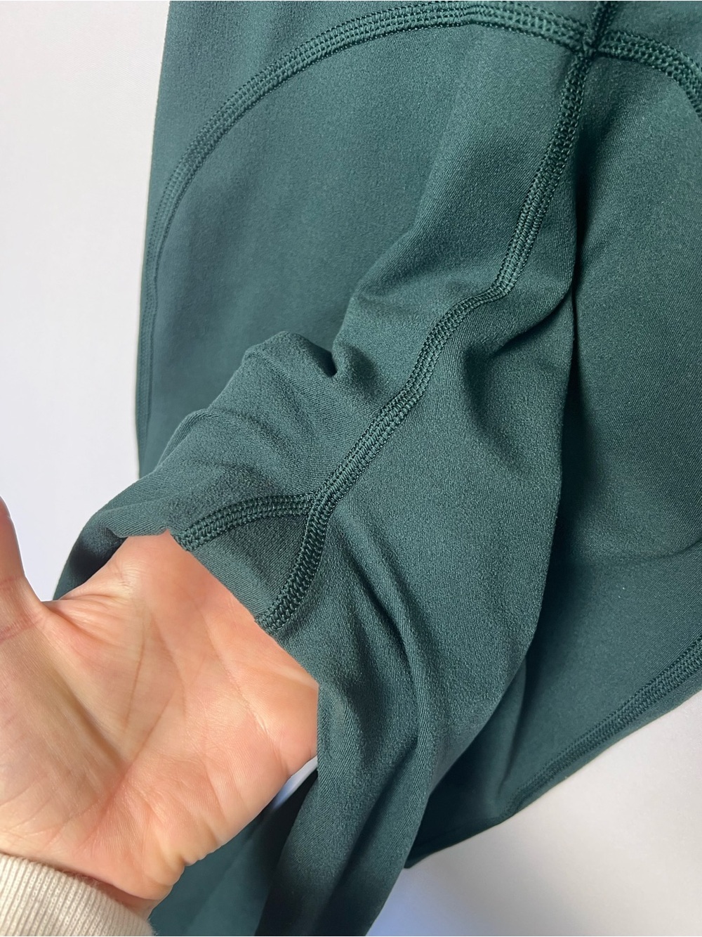Offline Aerie The Hugger Bootcut Full Length Jumpsuit Forest Green XS Casual - Picture 8 of 12